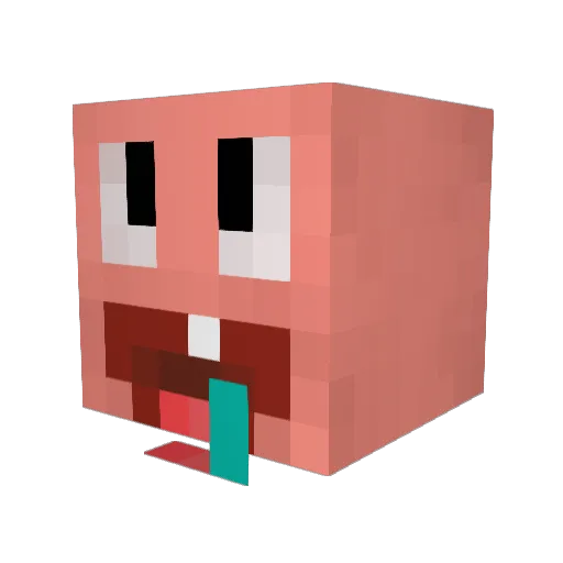 sebasvalencia Minecraft avatar head, 3D render