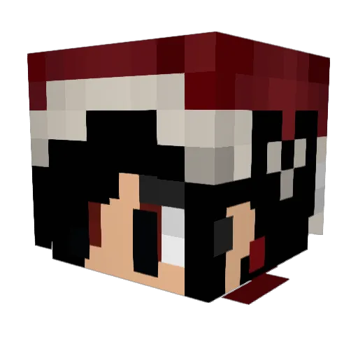 sebatsiaan Minecraft avatar head, 3D render
