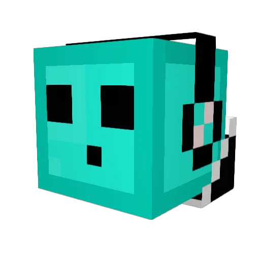 sebax401 Minecraft avatar head, 3D render