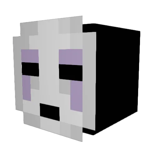sebbasstian Minecraft avatar head, 3D render