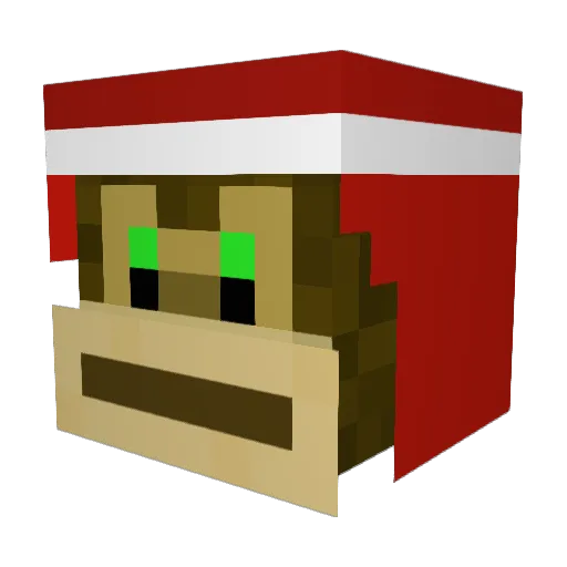 sebbb12 Minecraft avatar head, 3D render