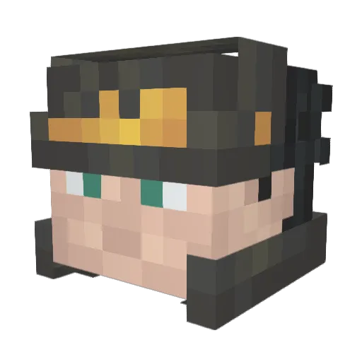 sebbe9787 Minecraft avatar head, 3D render