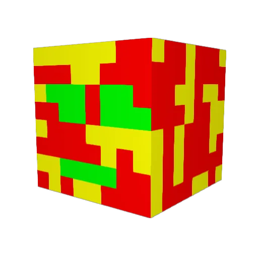 sebbeat7 Minecraft avatar head, 3D render