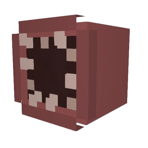 sebbesterner Minecraft avatar head, 3D render