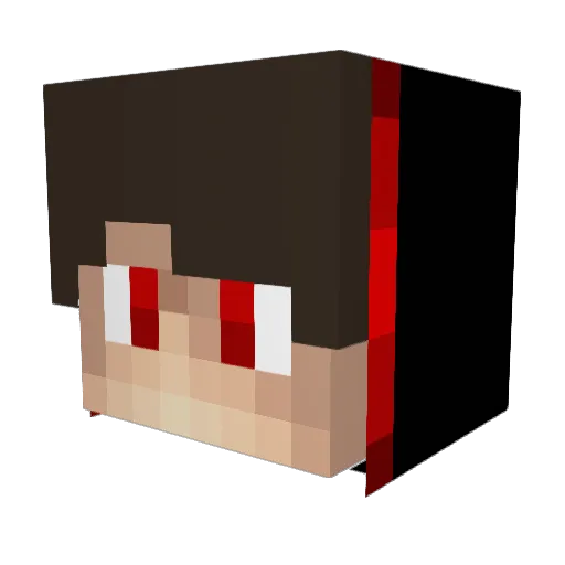 sebdige Minecraft avatar head, 3D render