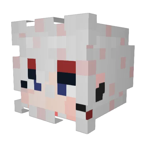 sebea Minecraft avatar head, 3D render