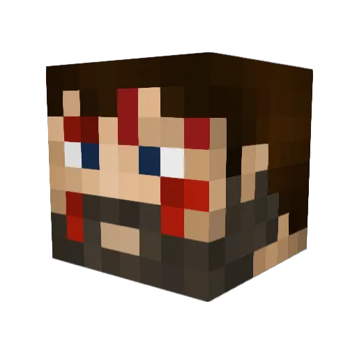 sebgonz8 Minecraft avatar head, 3D render