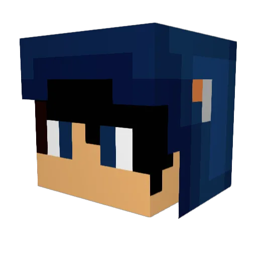 sebichulo Minecraft avatar head, 3D render