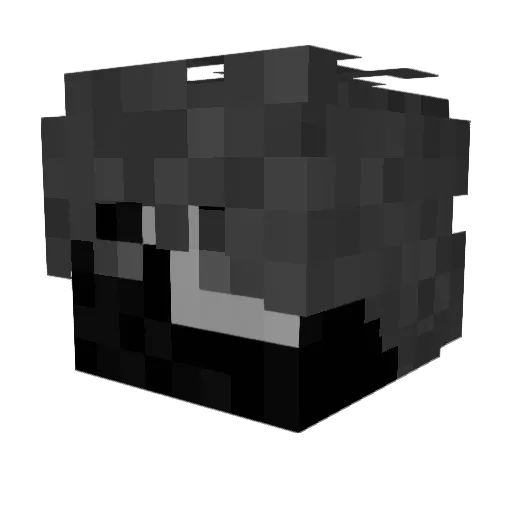 sebifrmo Minecraft avatar head, 3D render