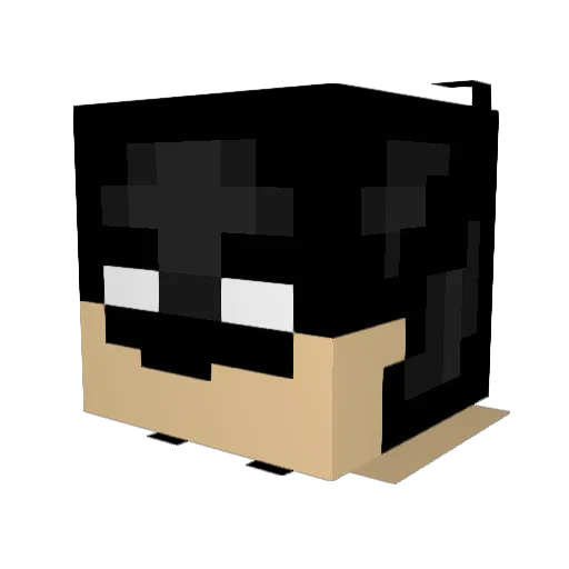 sebihias Minecraft avatar head, 3D render