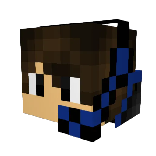 sebik123 Minecraft avatar head, 3D render
