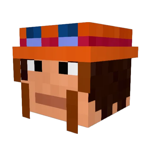 sebinho10 Minecraft avatar head, 3D render
