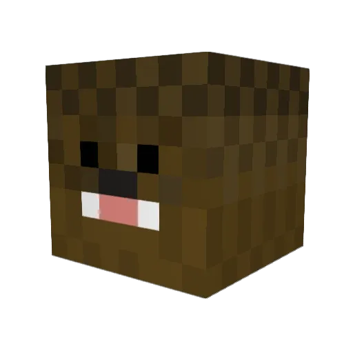 sebiniklas Minecraft avatar head, 3D render
