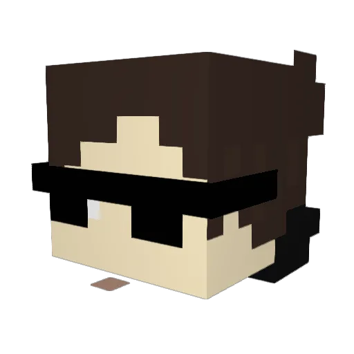 sebssss_2411 Minecraft avatar head, 3D render