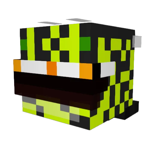 sebw888 Minecraft avatar head, 3D render