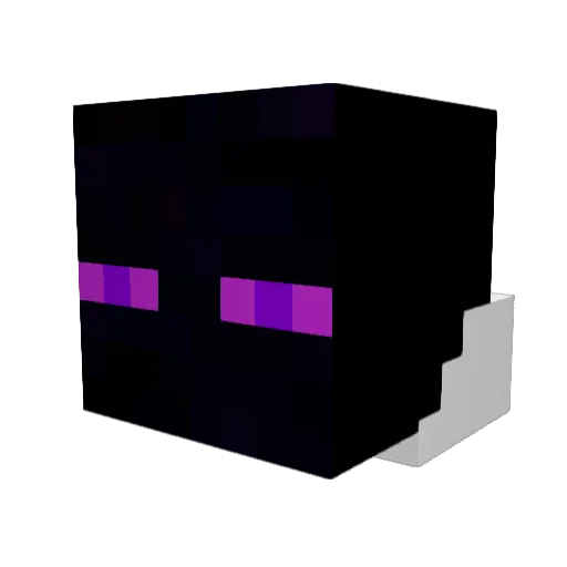 sebzses Minecraft avatar head, 3D render