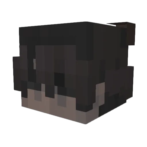 secaa Minecraft avatar head, 3D render