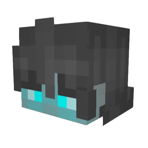 secanitsua Minecraft avatar head, 3D render
