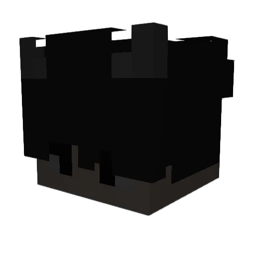 sechsuhrmorgens Minecraft avatar head, 3D render