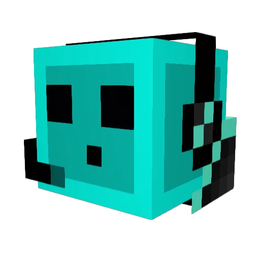 secondbayse Minecraft avatar head, 3D render