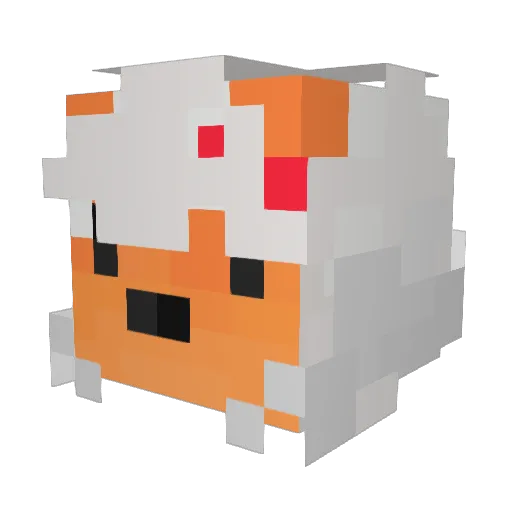 secondslice Minecraft avatar head, 3D render