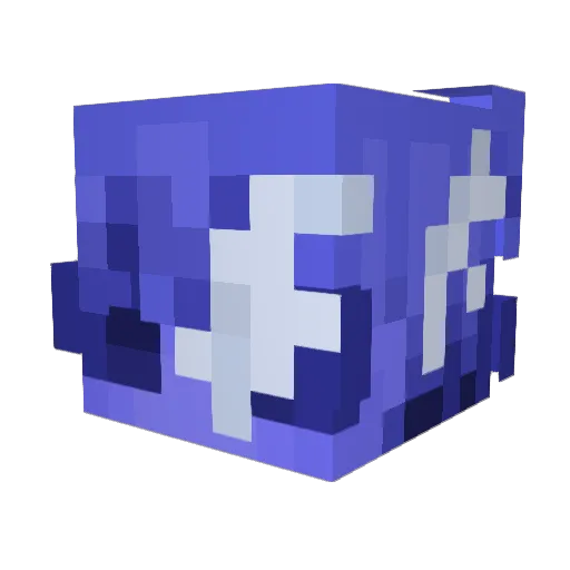 secr_t Minecraft avatar head, 3D render