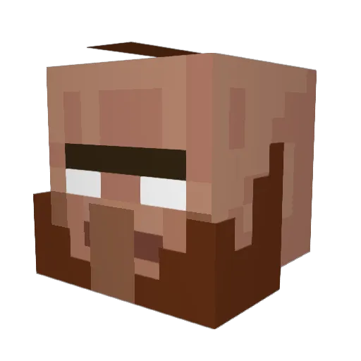 secretbuschab1 Minecraft avatar head, 3D render