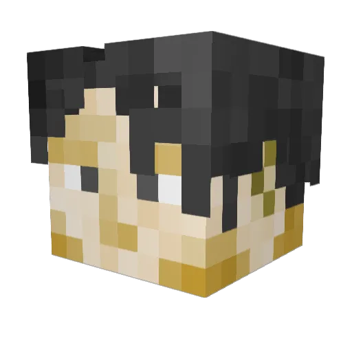 security2099 Minecraft avatar head, 3D render