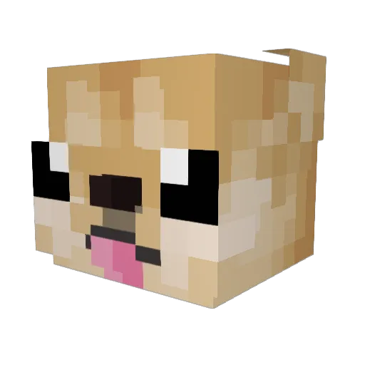 sedat18 Minecraft avatar head, 3D render