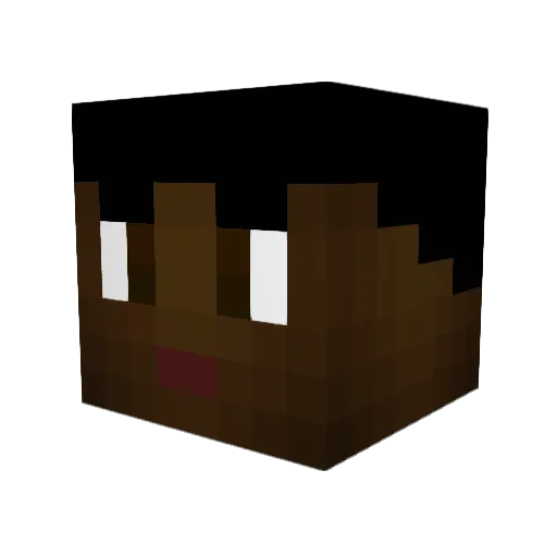 sedmex Minecraft avatar head, 3D render