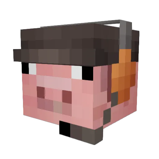 sednski Minecraft avatar head, 3D render