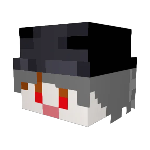 see_ker Minecraft avatar head, 3D render
