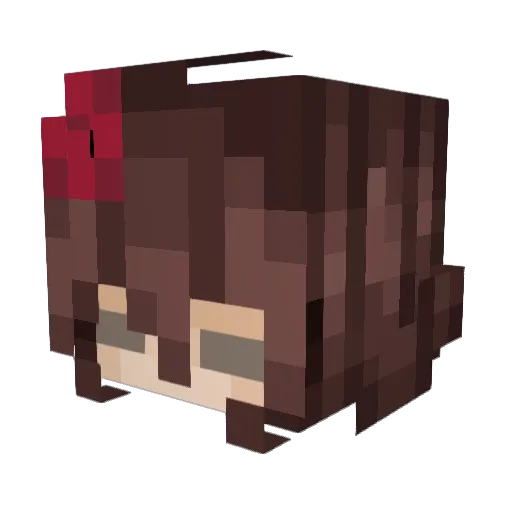 seealzz Minecraft avatar head, 3D render