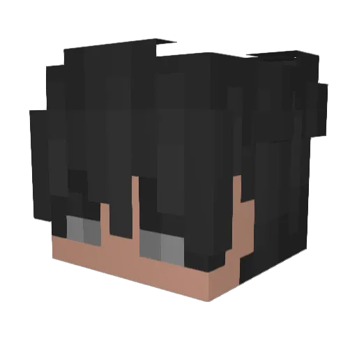 seeat Minecraft avatar head, 3D render