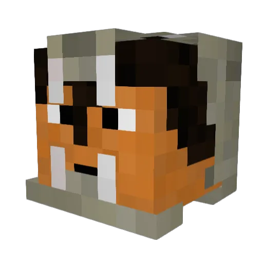 seebber Minecraft avatar head, 3D render