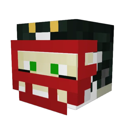 seedchi Minecraft avatar head, 3D render