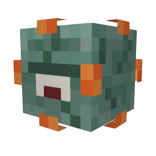 seeepee Minecraft avatar head, 3D render