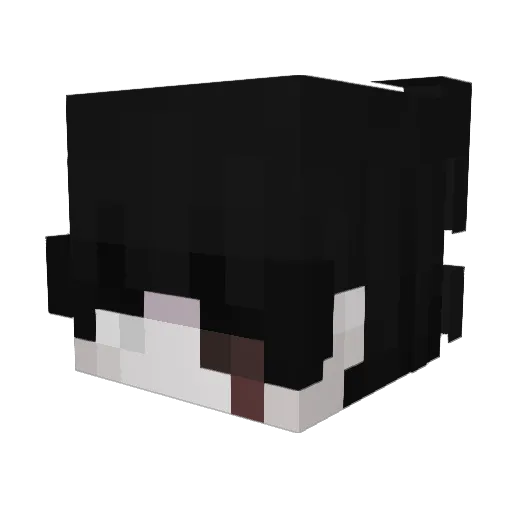 seeeph Minecraft avatar head, 3D render