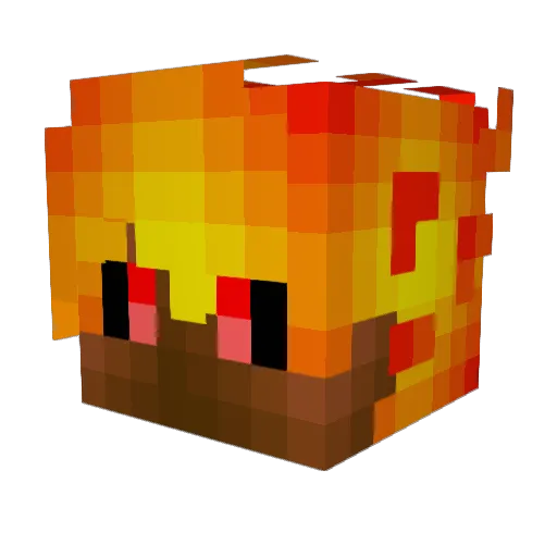 seelts Minecraft avatar head, 3D render