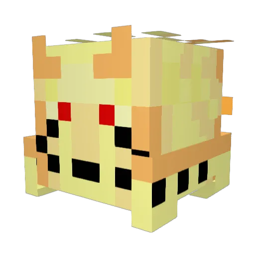 seeswithhands Minecraft avatar head, 3D render