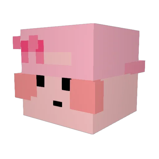 seethepeople_ Minecraft avatar head, 3D render