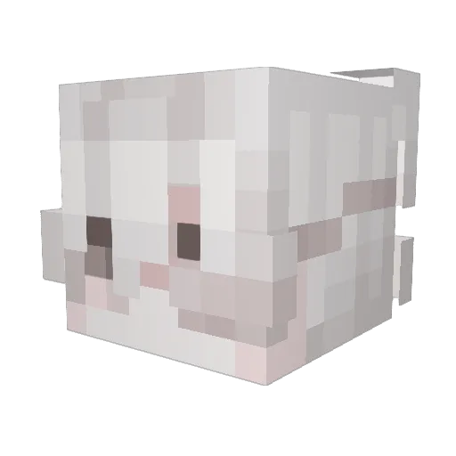 seetherz Minecraft avatar head, 3D render