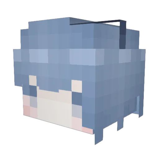 seeun06 Minecraft avatar head, 3D render