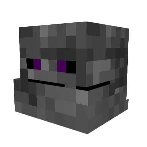 seexon Minecraft avatar head, 3D render