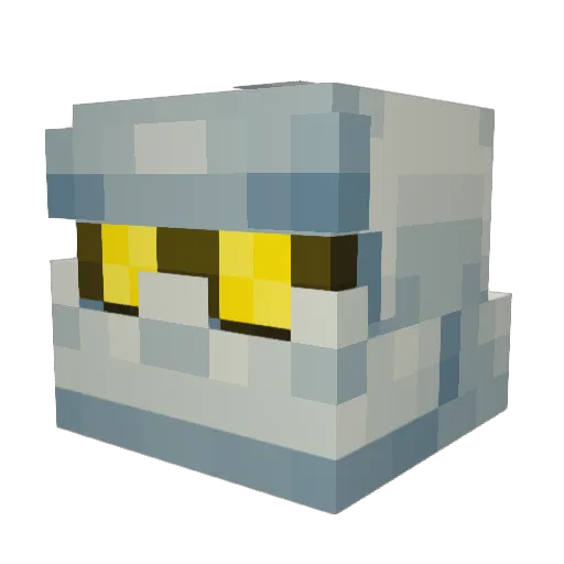 seeyam8 Minecraft avatar head, 3D render