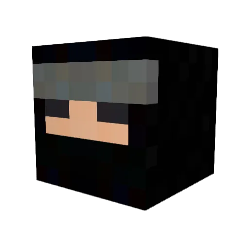 seffle Minecraft avatar head, 3D render