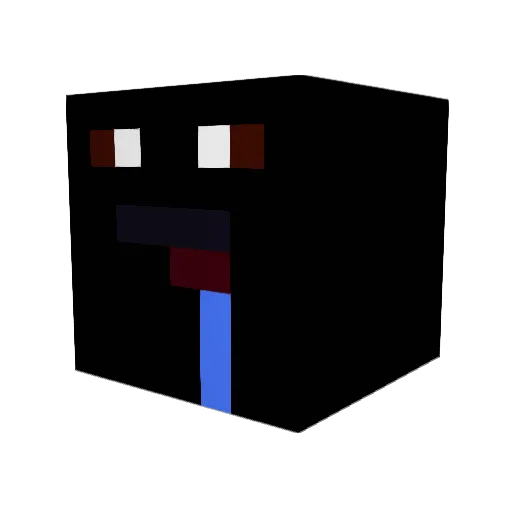 sefirlink Minecraft avatar head, 3D render