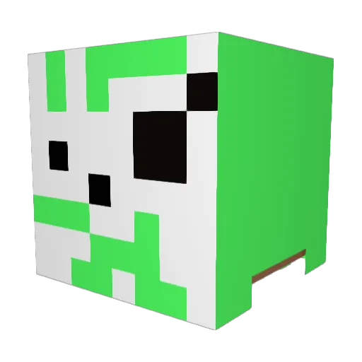 segwa36 Minecraft avatar head, 3D render