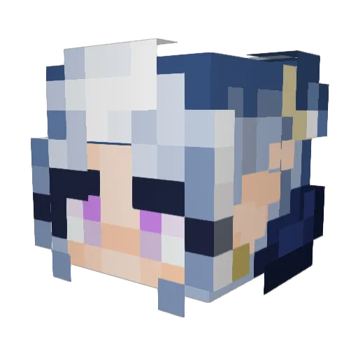 sehyn Minecraft avatar head, 3D render