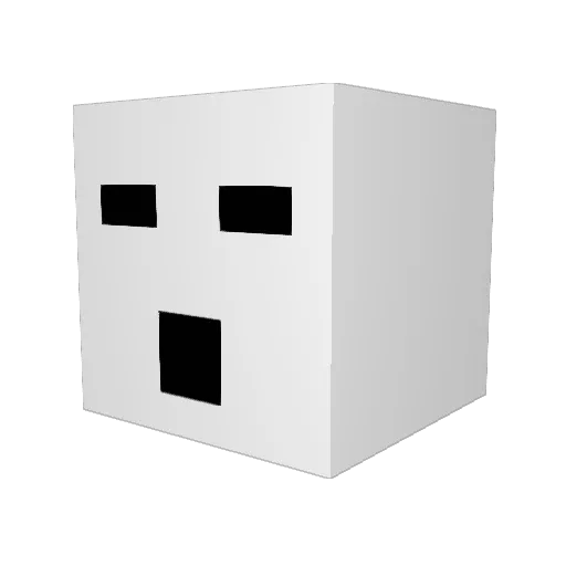 sei0402 Minecraft avatar head, 3D render